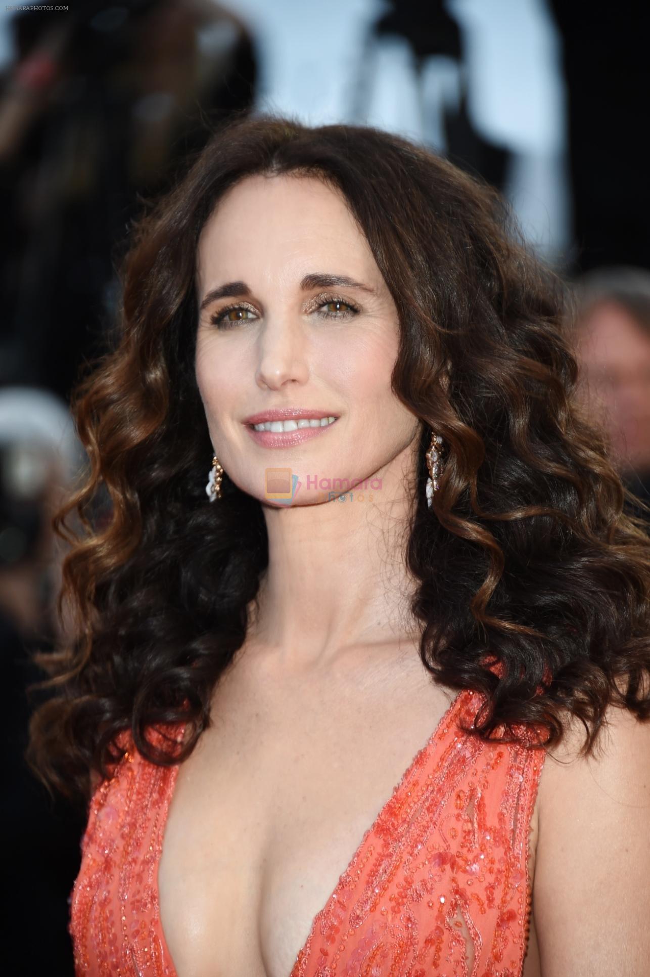 Andie MacDowell on the Red Carpet on Day 6 at Cannes / Andie MacDowell